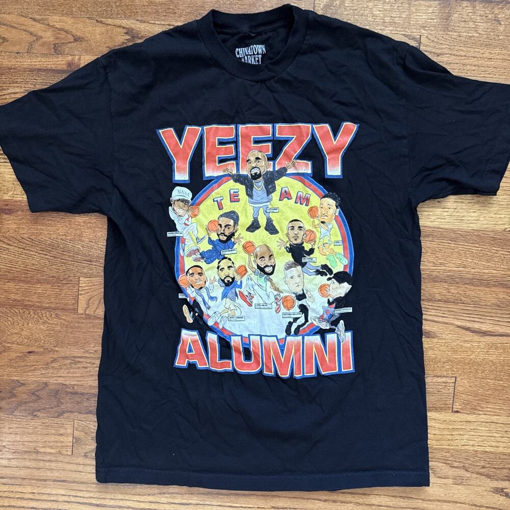 Chinatown Market Yeezy Alumni Short Sleeve T Shirt Large 100% Cotton Made in USA